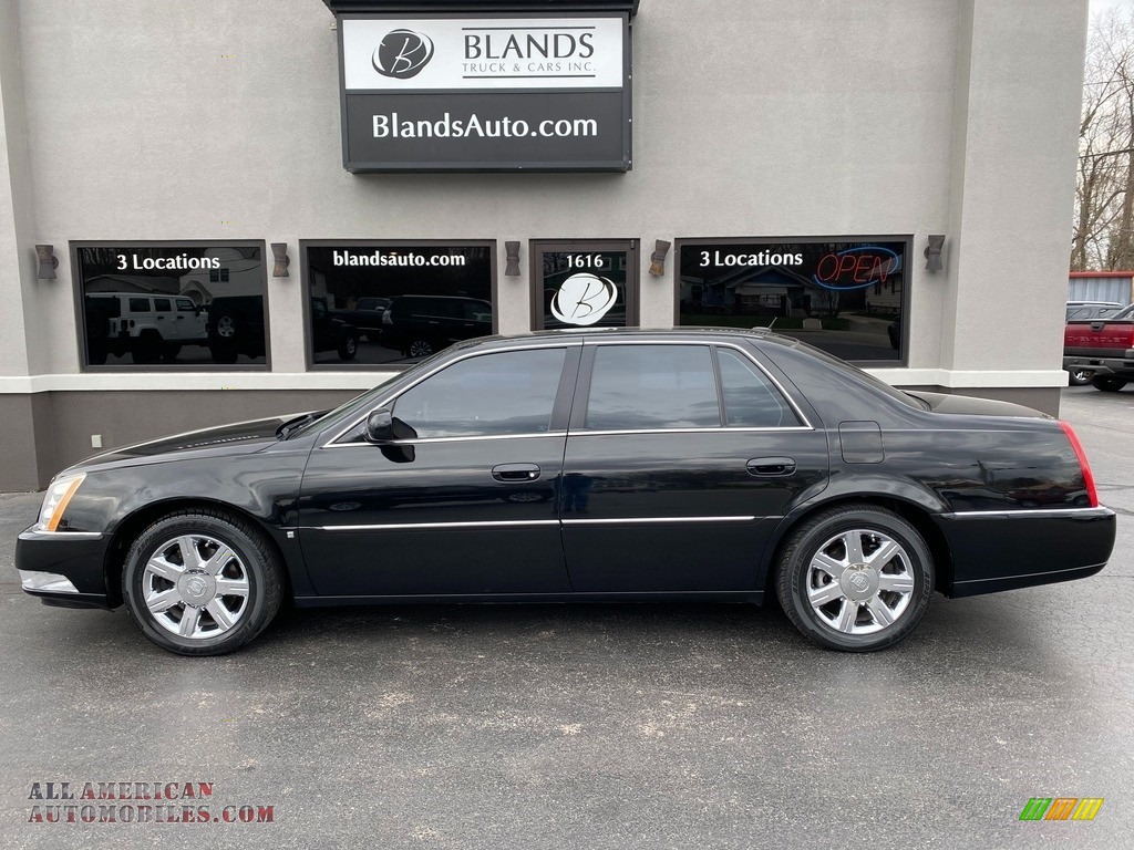Black Raven / Ebony Black Cadillac DTS Luxury