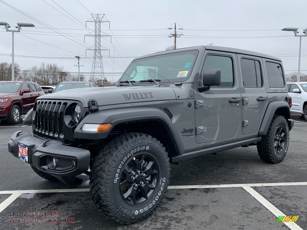 Sting-Gray / Black Jeep Wrangler Unlimited Willys 4x4