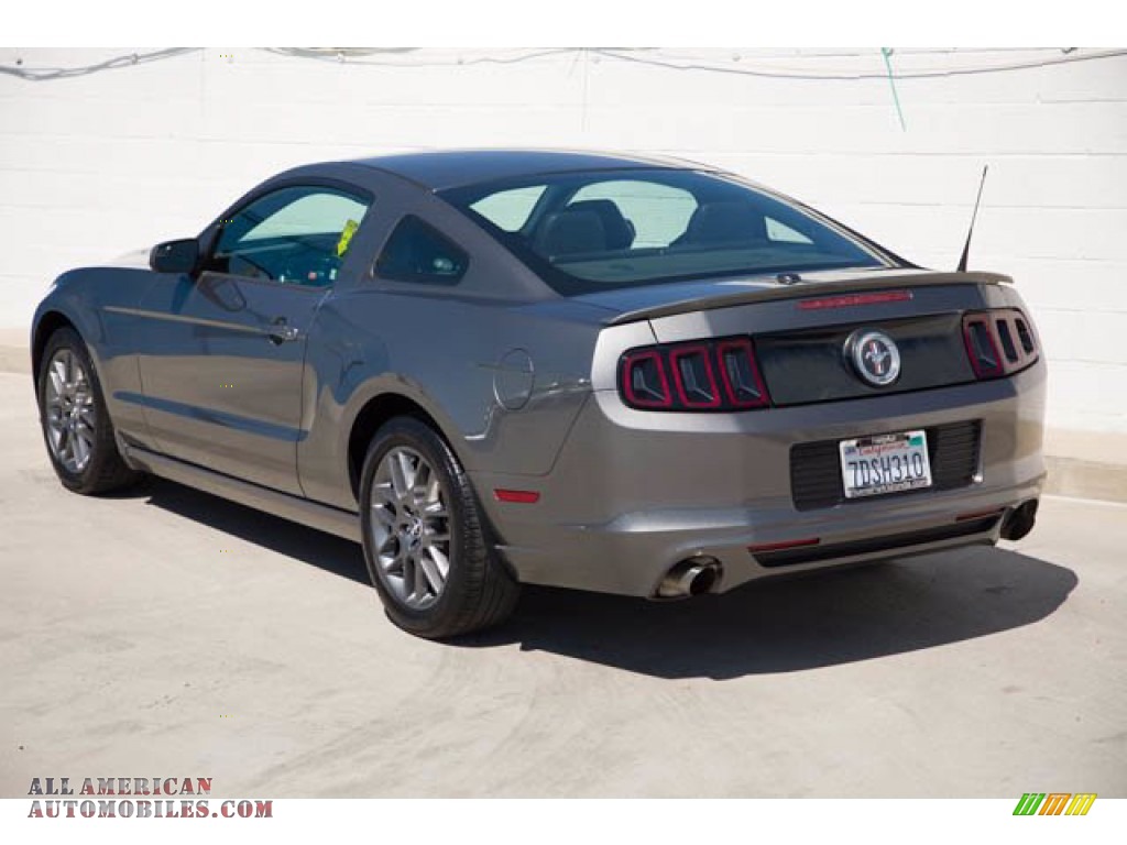 2014 Mustang V6 Premium Coupe - Sterling Gray / Charcoal Black photo #2