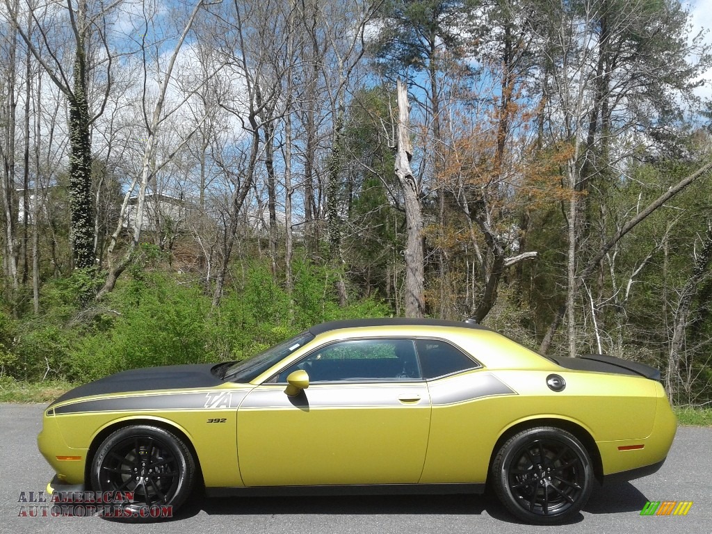 Gold Rush / Black Dodge Challenger R/T Scat Pack