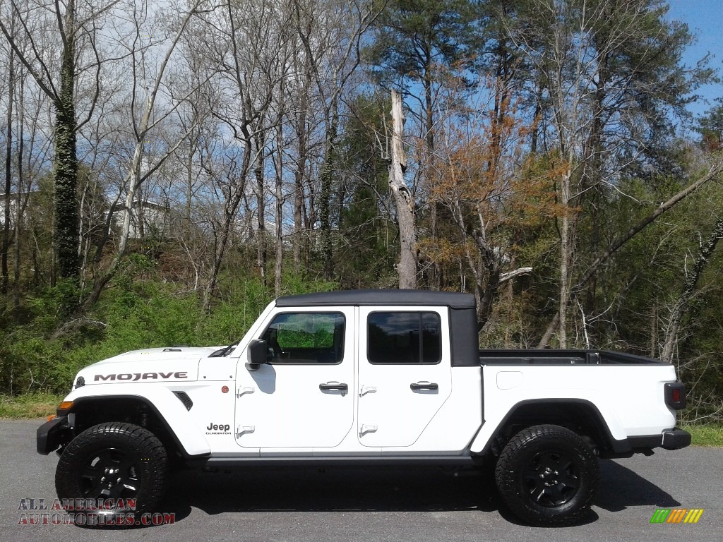 Bright White / Black Jeep Gladiator Mojave 4x4