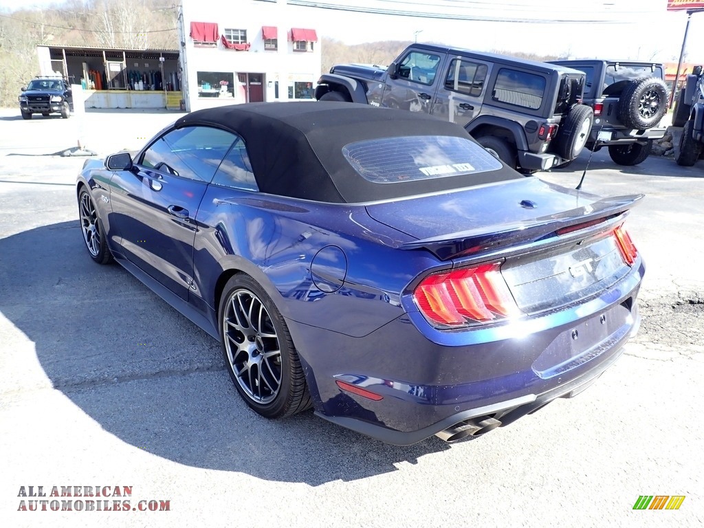 2019 Mustang GT Premium Convertible - Kona Blue / Ebony photo #3