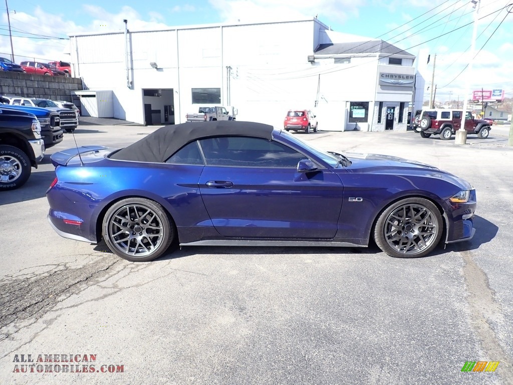 2019 Mustang GT Premium Convertible - Kona Blue / Ebony photo #6