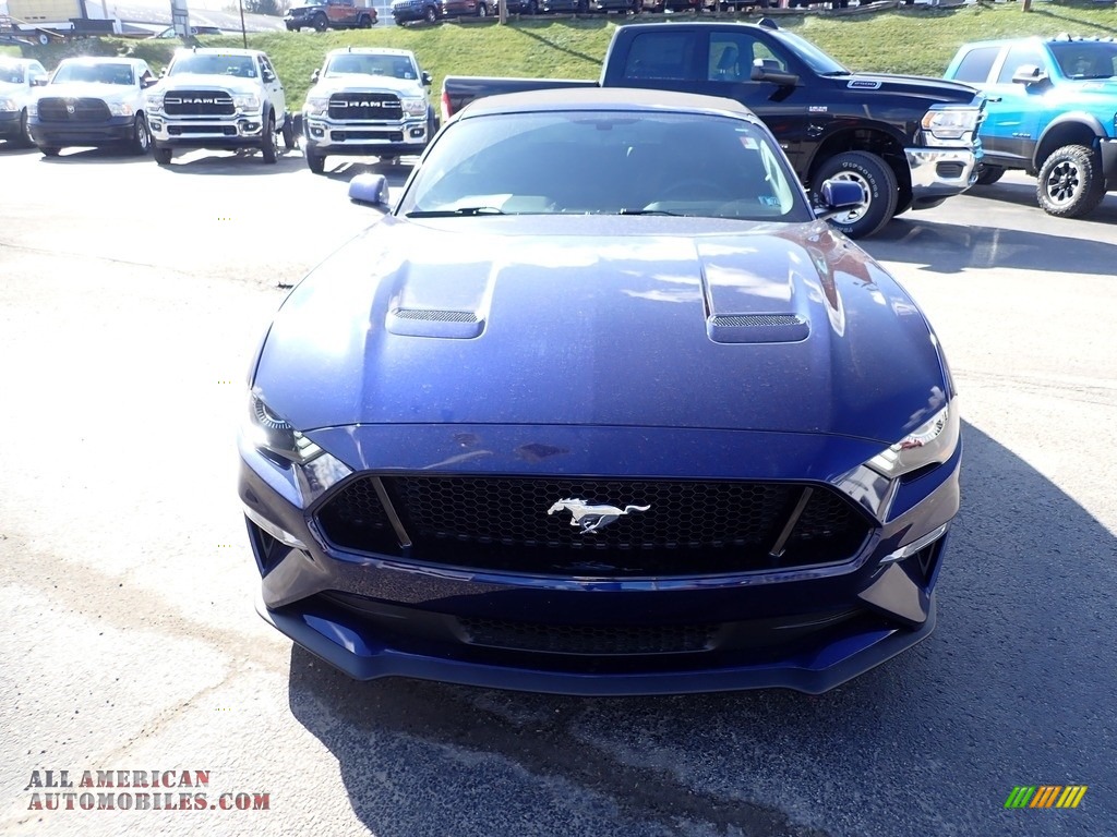 2019 Mustang GT Premium Convertible - Kona Blue / Ebony photo #8