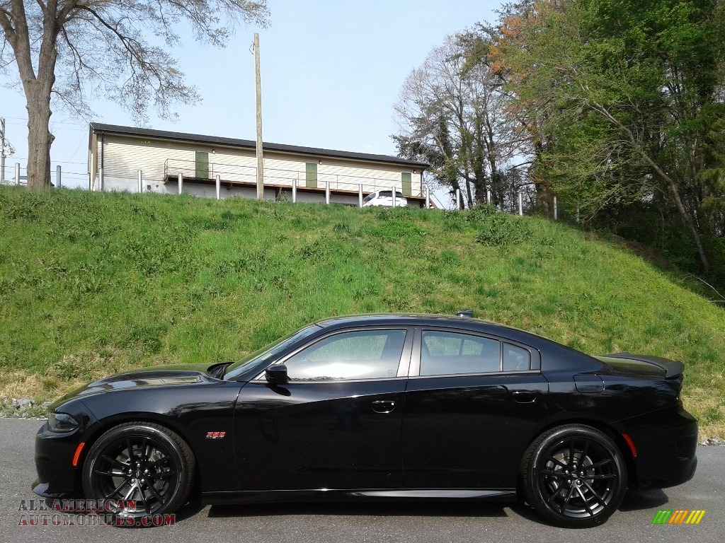 2020 Charger Scat Pack - Pitch Black / Black photo #1