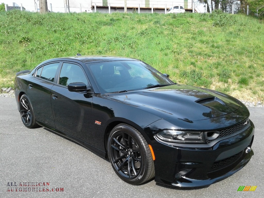 2020 Charger Scat Pack - Pitch Black / Black photo #5