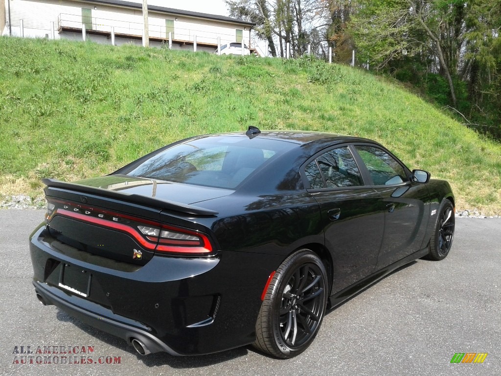 2020 Charger Scat Pack - Pitch Black / Black photo #7