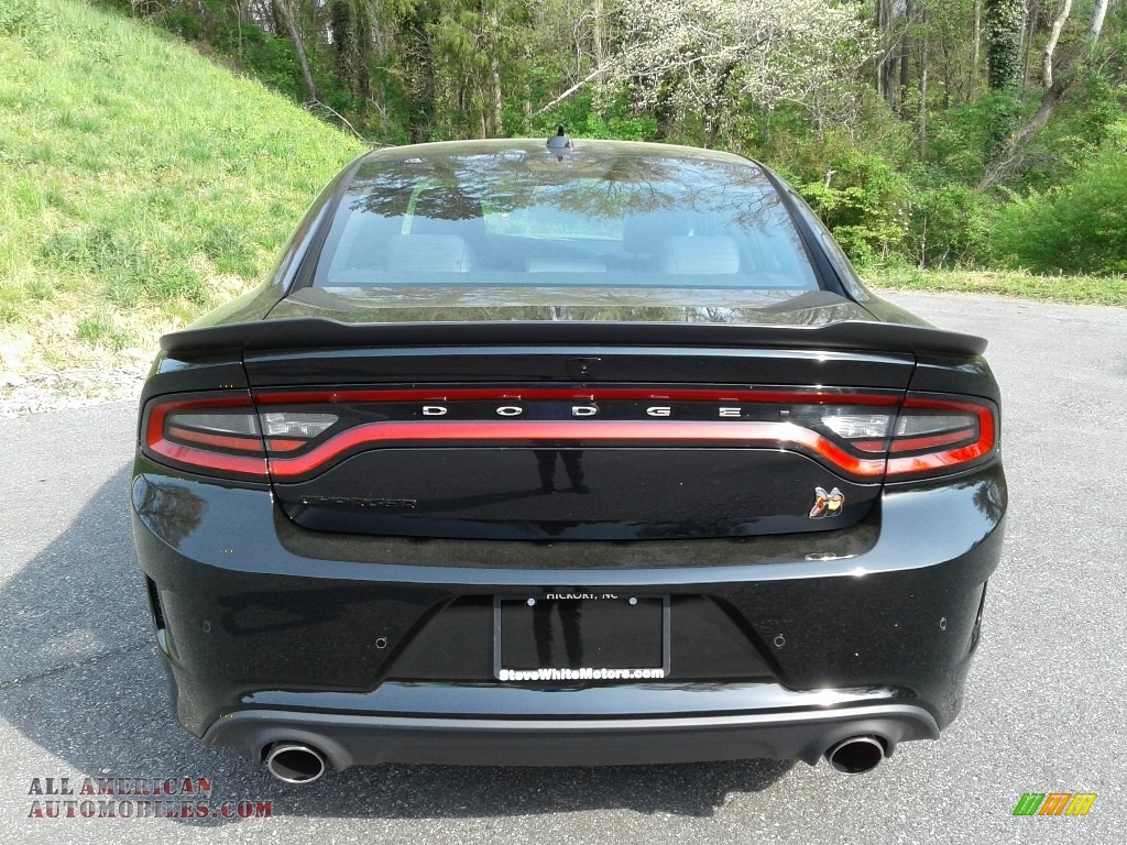 2020 Charger Scat Pack - Pitch Black / Black photo #8