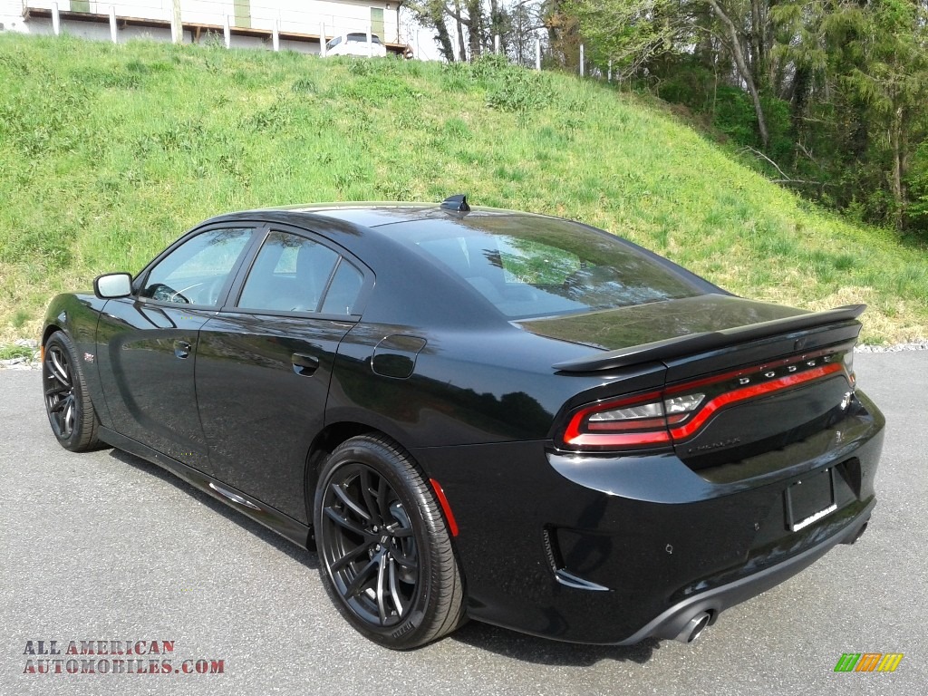 2020 Charger Scat Pack - Pitch Black / Black photo #9