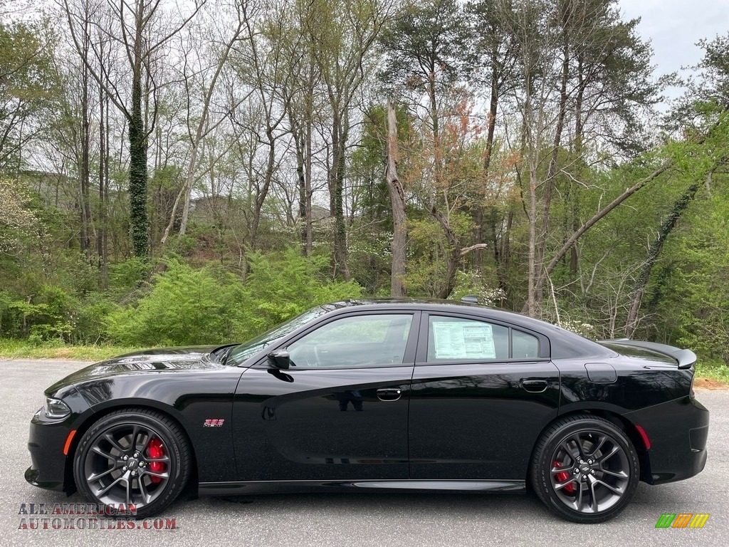 2021 Charger Scat Pack - Pitch Black / Black photo #1