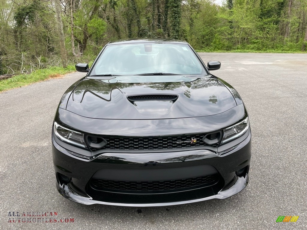 2021 Charger Scat Pack - Pitch Black / Black photo #3