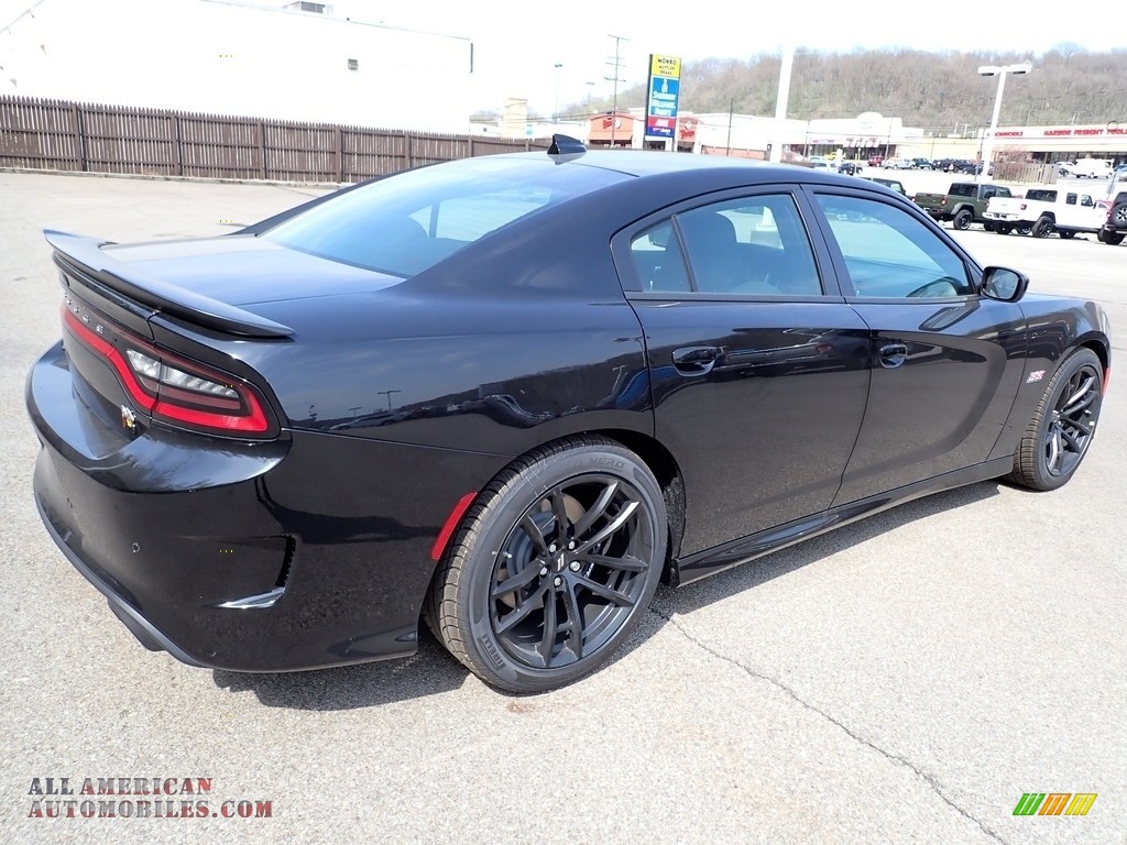 2021 Charger Scat Pack - Pitch Black / Black photo #6