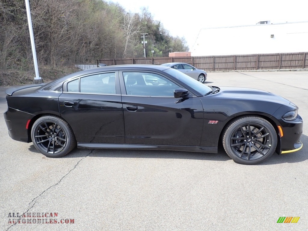 2021 Charger Scat Pack - Pitch Black / Black photo #7