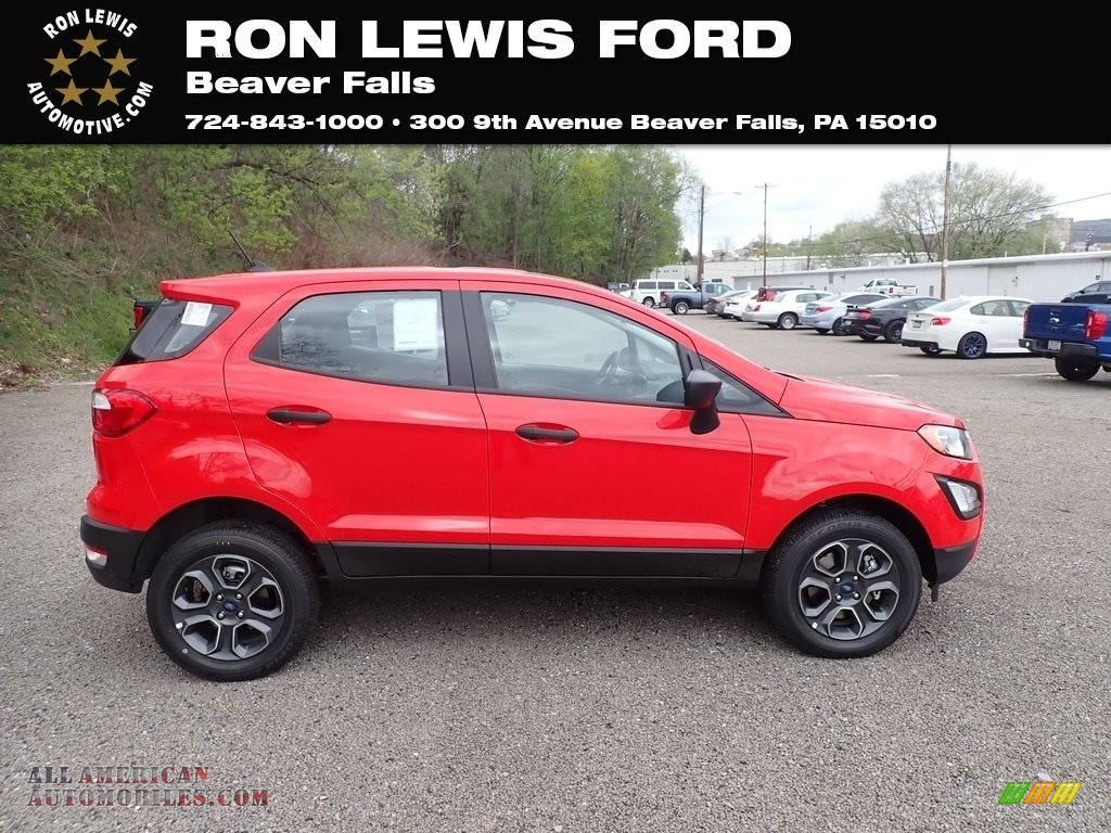 Race Red / Medium Stone Ford EcoSport S 4WD