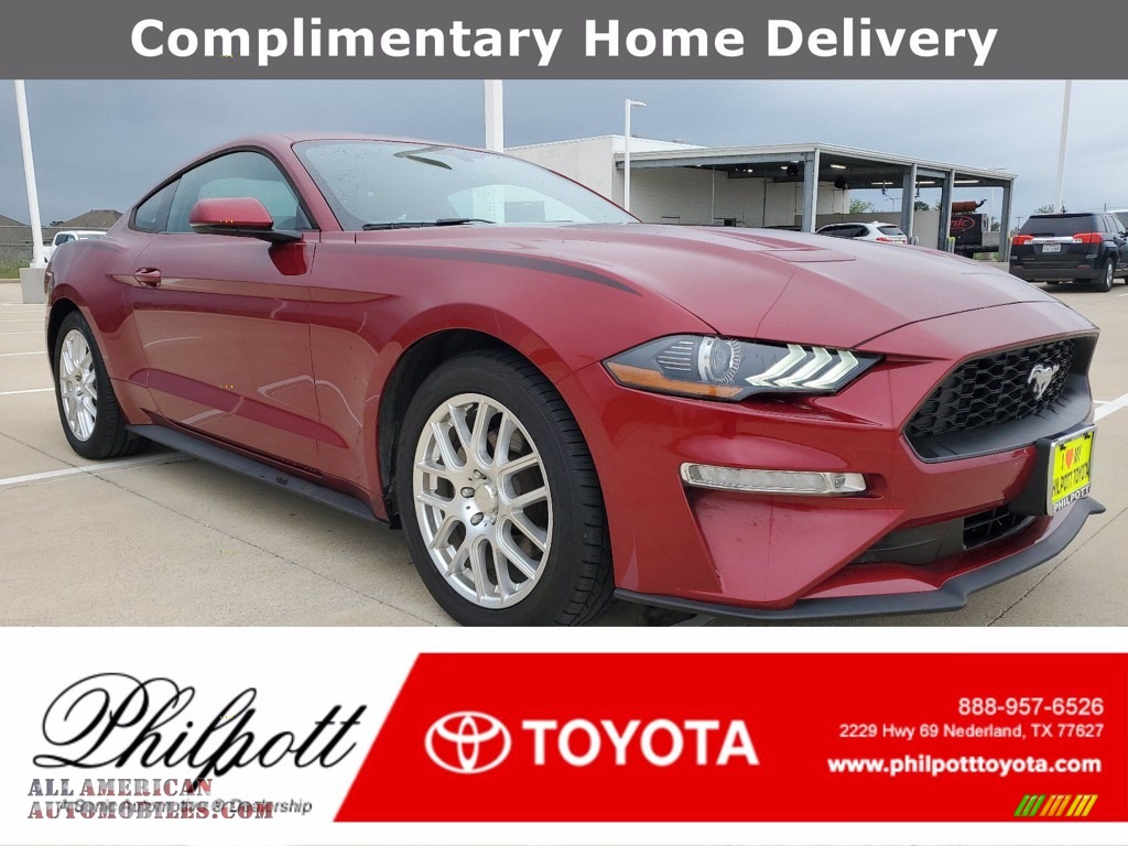 2018 Mustang EcoBoost Premium Fastback - Ruby Red / Ebony photo #1
