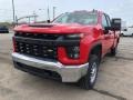 Chevrolet Silverado 2500HD Work Truck Double Cab Utility Red Hot photo #1