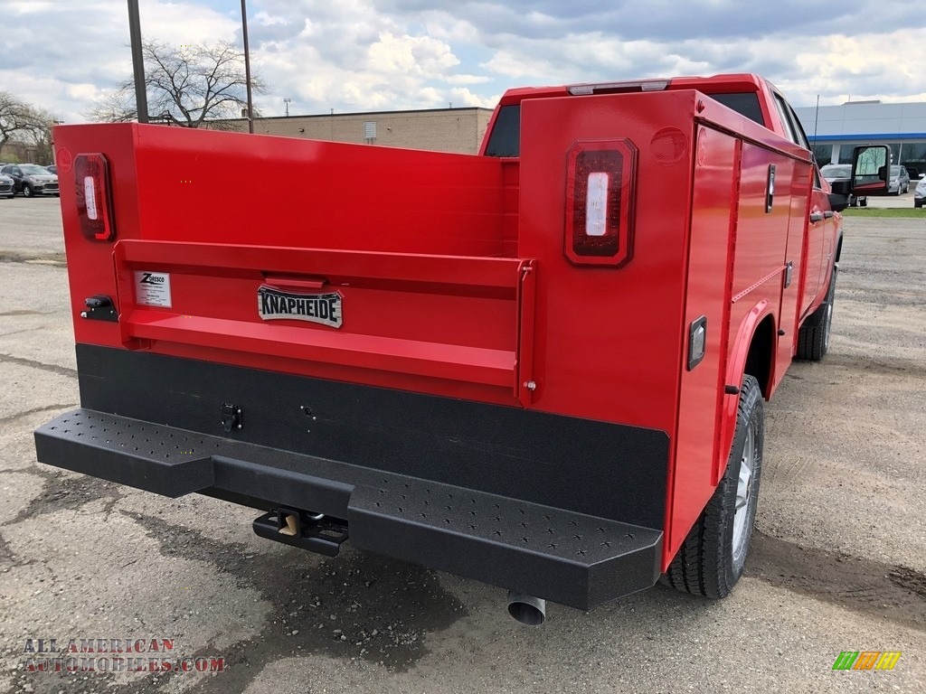 2021 Silverado 2500HD Work Truck Double Cab Utility - Red Hot / Jet Black photo #3