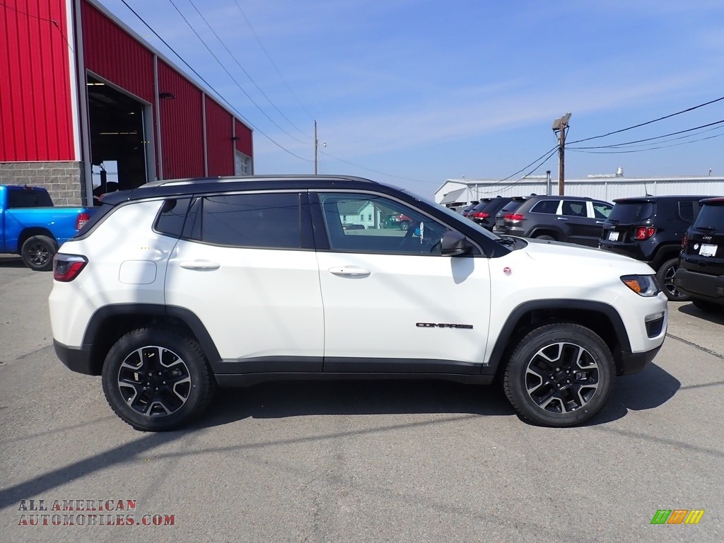 2021 Compass Trailhawk 4x4 - White / Black/Ruby Red photo #6