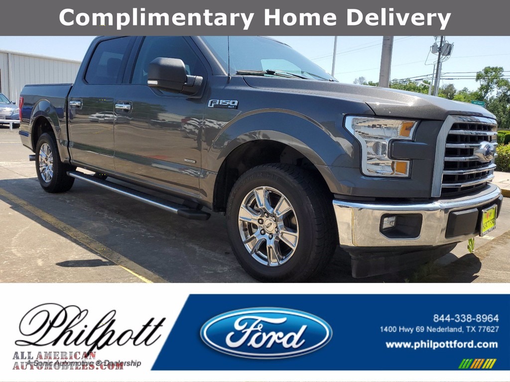 Lithium Gray / Earth Gray Ford F150 XLT SuperCrew