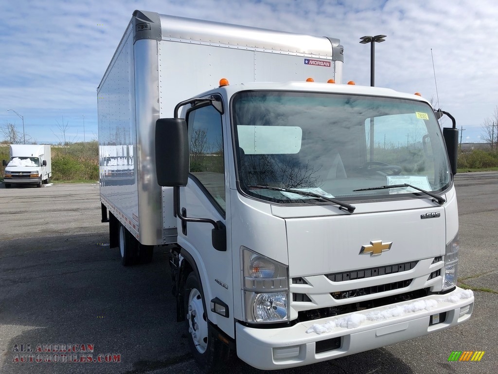 2021 Low Cab Forward 4500 Moving Truck - Arctic White / Pewter photo #2
