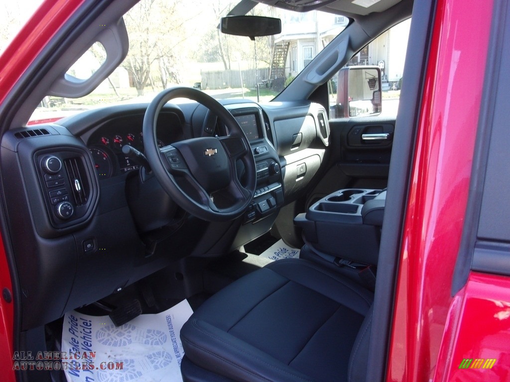 2020 Silverado 3500HD Work Truck Crew Cab 4x4 - Red Hot / Jet Black photo #16