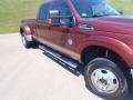 Ford F350 Super Duty Lariat Crew Cab 4x4 Dually Vermillion Red photo #4