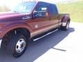 Ford F350 Super Duty Lariat Crew Cab 4x4 Dually Vermillion Red photo #10