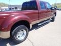 Ford F350 Super Duty Lariat Crew Cab 4x4 Dually Vermillion Red photo #18