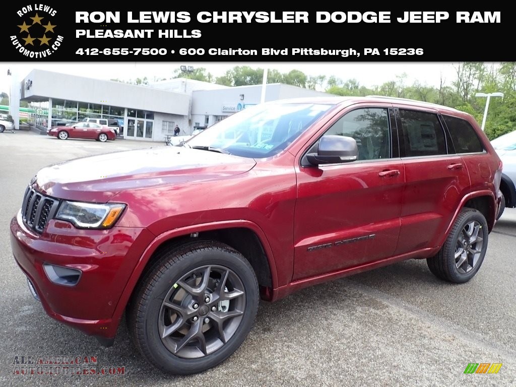 Velvet Red Pearl / Black Jeep Grand Cherokee Limited 4x4
