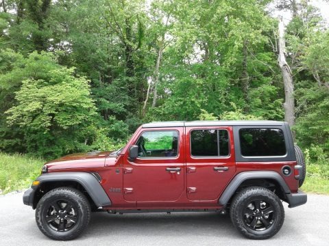 Snazzberry Pearl 2021 Jeep Wrangler Unlimited Sport Altitude 4x4