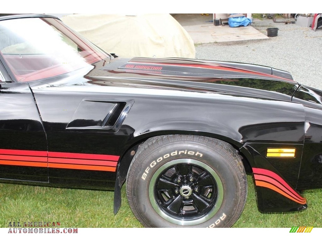 1980 Camaro Z28 Sport Coupe - Black / Carmine Red photo #16