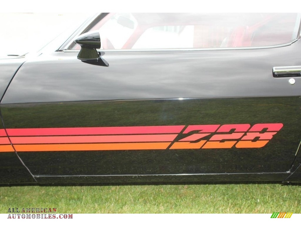 1980 Camaro Z28 Sport Coupe - Black / Carmine Red photo #24