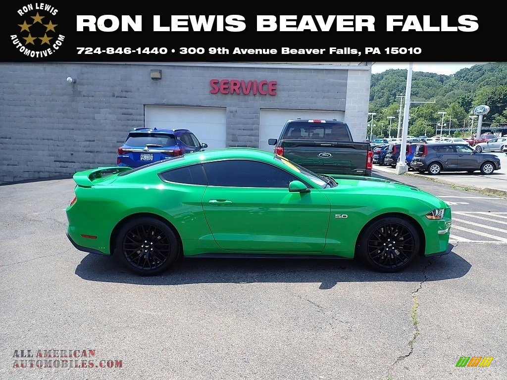 2019 Ford Mustang GT Premium Fastback in Need For Green 167887 All