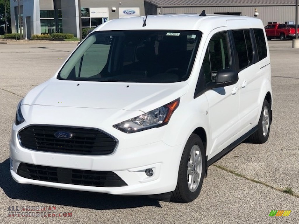 Frozen White / Ebony Ford Transit Connect XLT Passenger Wagon