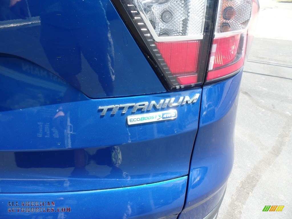 2017 Escape Titanium 4WD - Lightning Blue / Charcoal Black photo #12