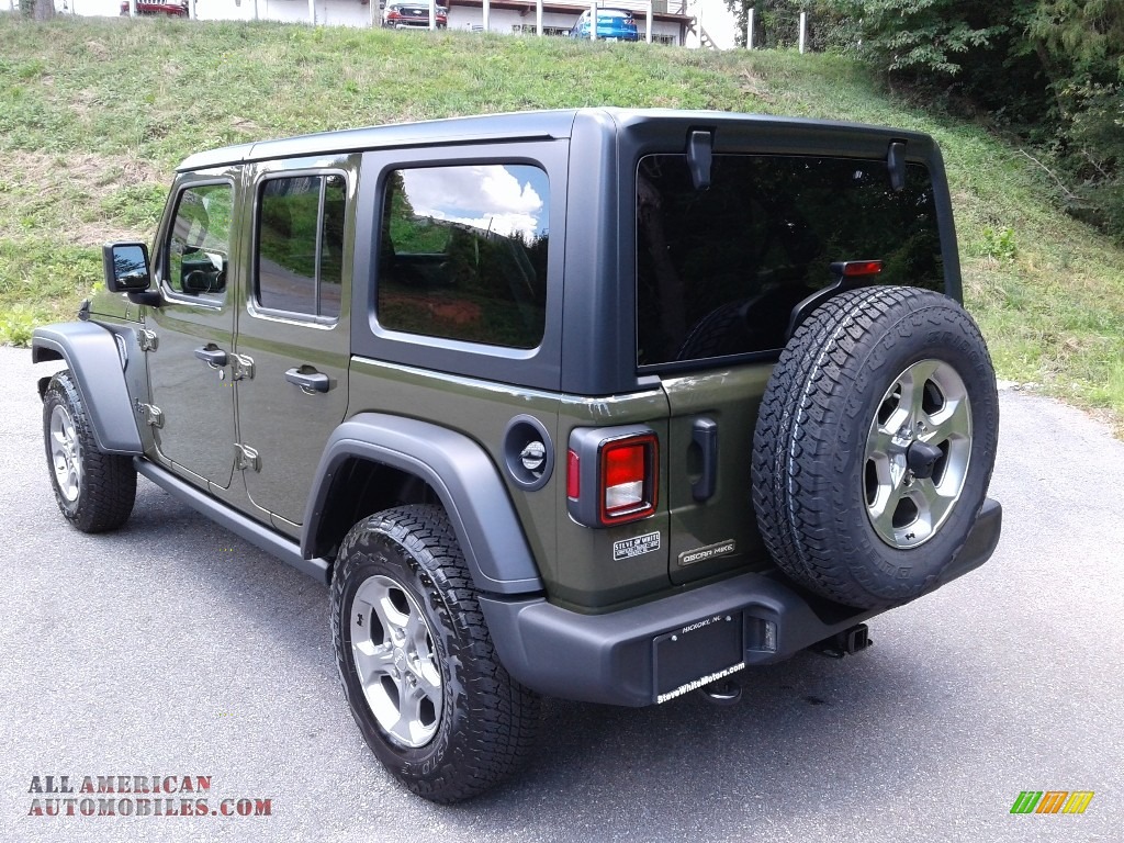 2021 Wrangler Unlimited Freedom Edition 4x4 - Sarge Green / Black photo #10
