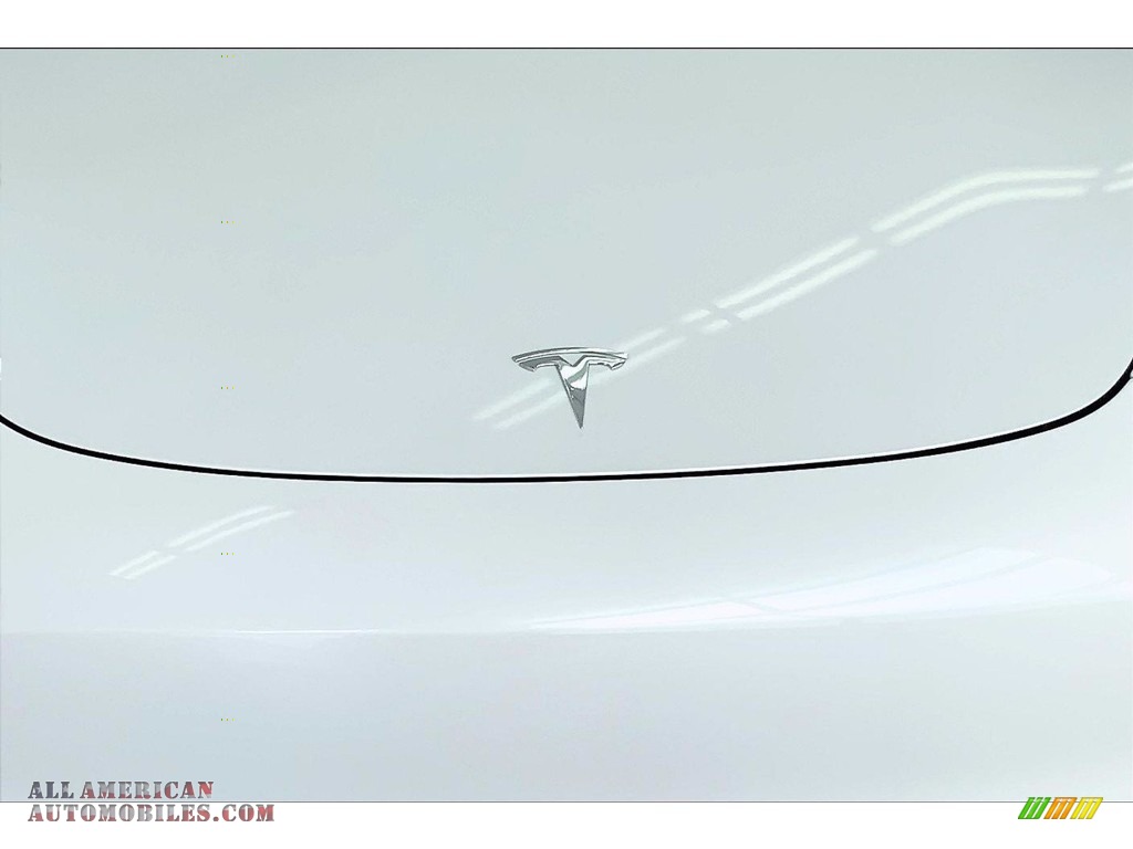 2020 Model 3 Performance - Pearl White Multi-Coat / Black photo #29