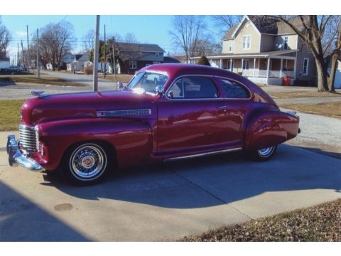 Rosewood Red 1941 Cadillac Series 62 Restomod Coupe