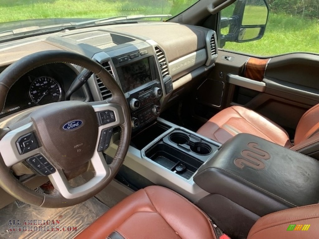 2018 F250 Super Duty King Ranch Crew Cab 4x4 - Magma Red / King Ranch Kingsville Java photo #3