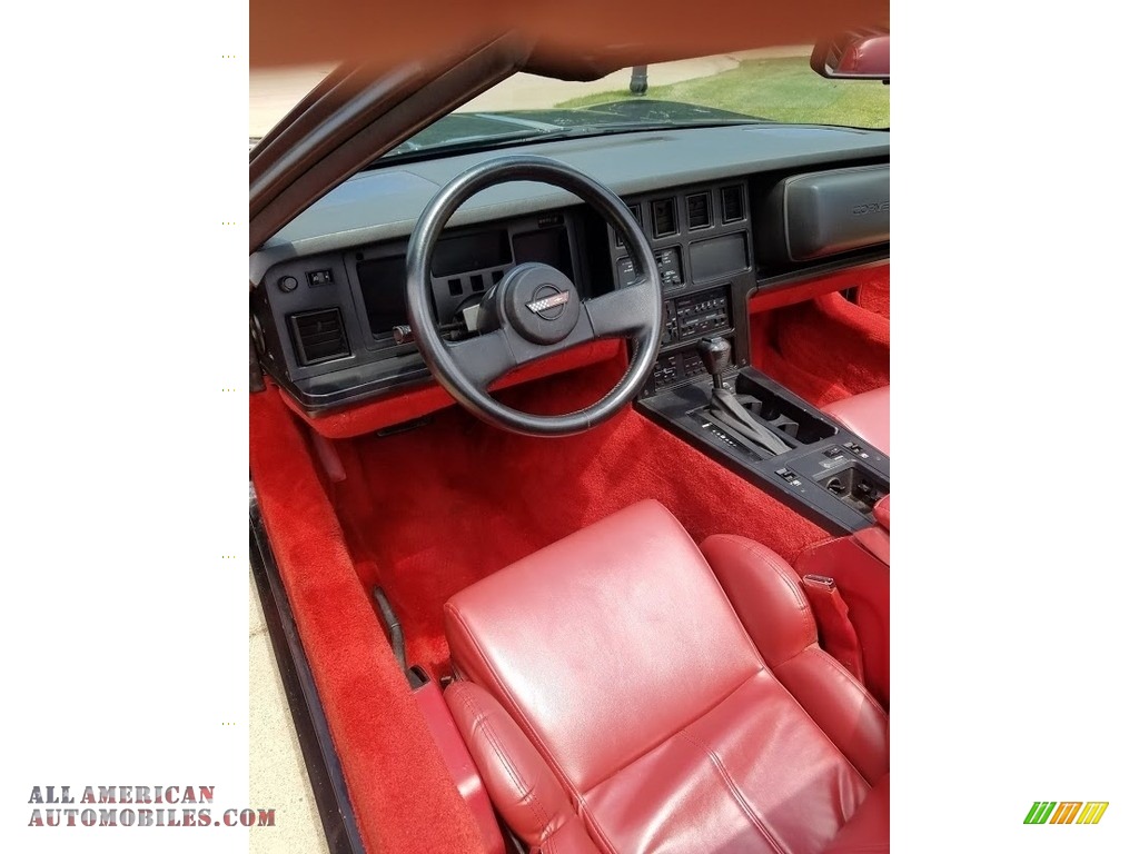Black / Red Chevrolet Corvette Coupe