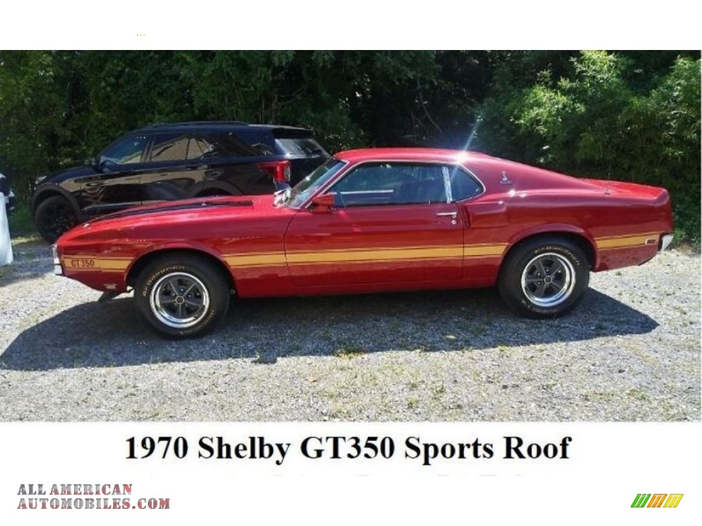 1970 Mustang Shelby GT350 Fastback - Candy Apple Red / Dark Red photo #1