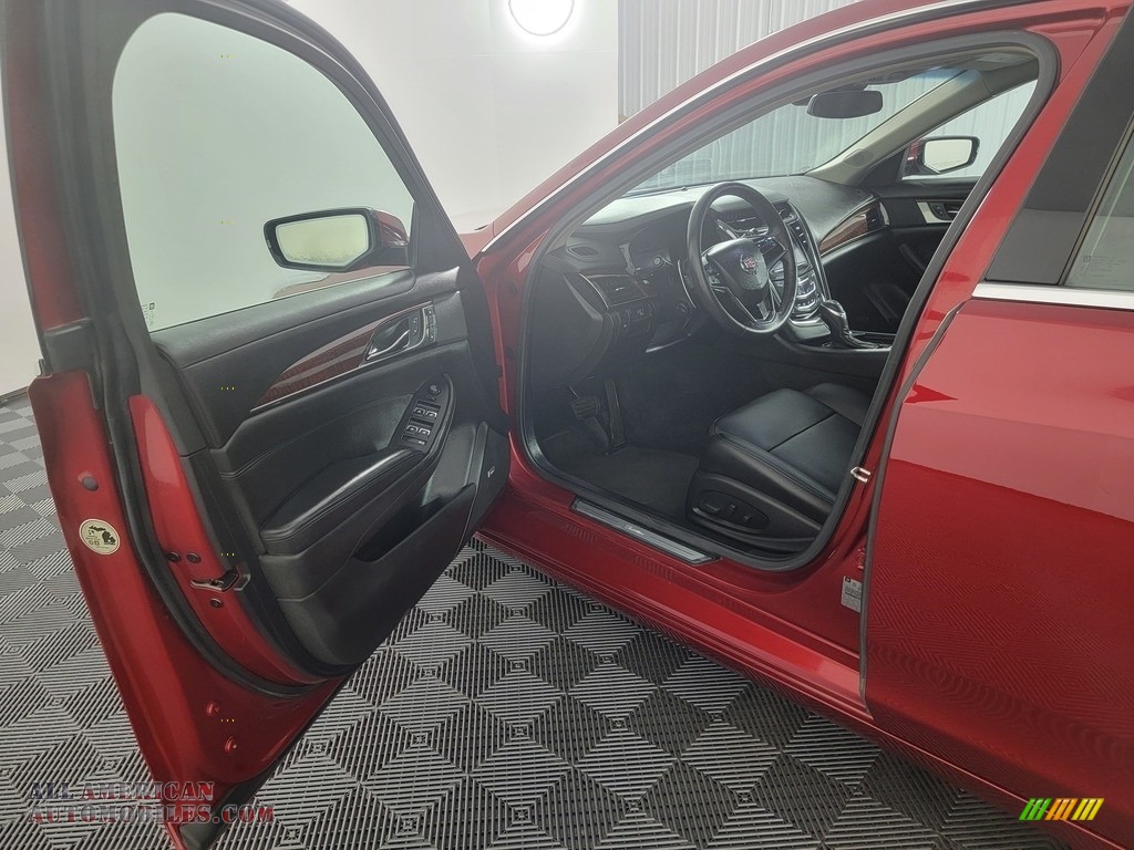 2014 CTS Luxury Sedan - Red Obsession Tintcoat / Jet Black/Jet Black photo #14