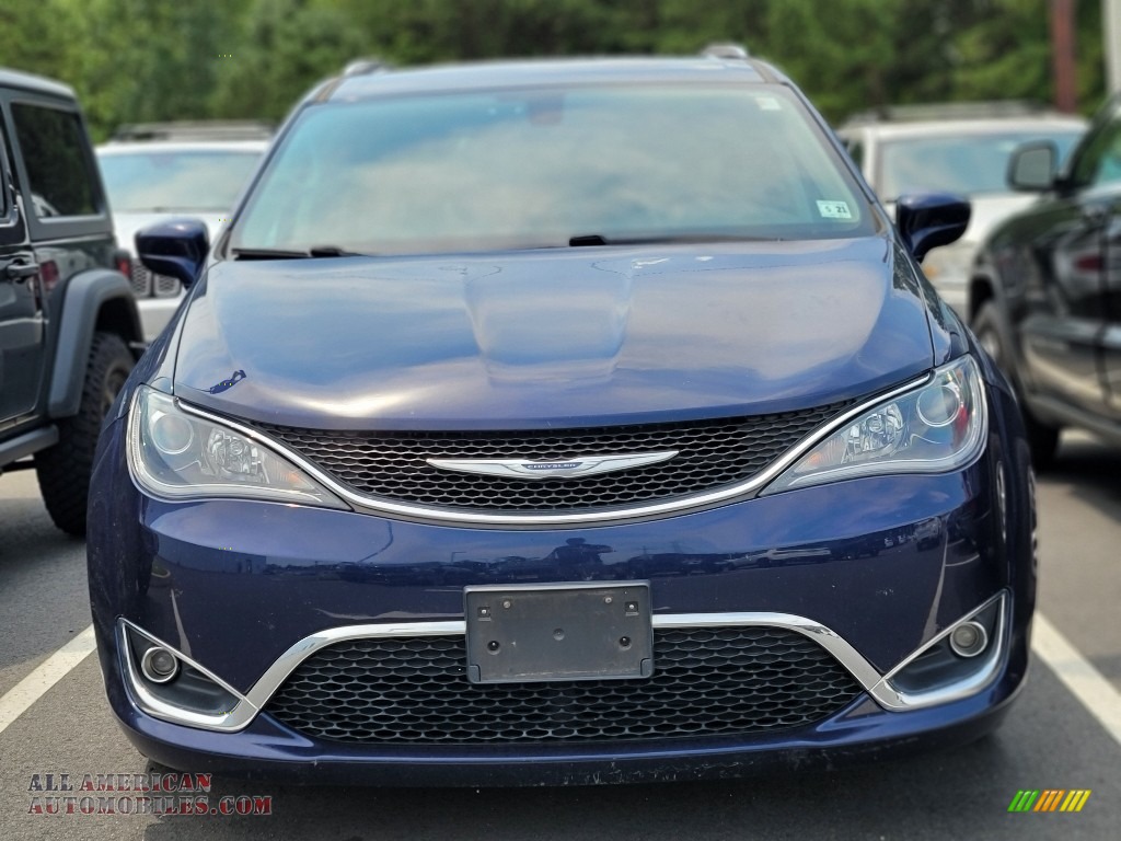 2017 Pacifica Touring L Plus - Jazz Blue Pearl / Cognac/Alloy/Toffee photo #2