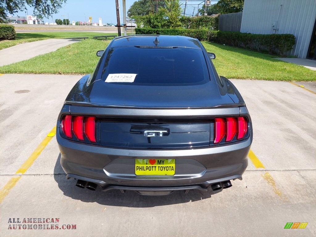 2020 Mustang GT Fastback - Magnetic / Ebony photo #6