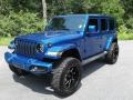 Jeep Wrangler Unlimited Sahara 4x4 Ocean Blue Metallic photo #3