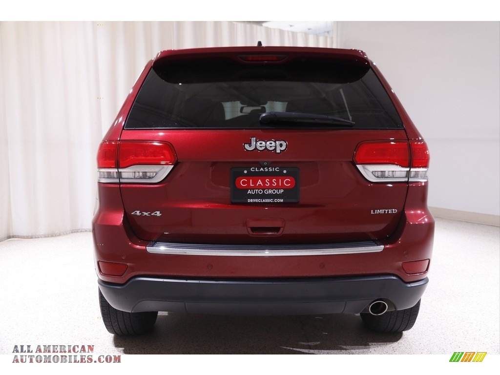 2015 Grand Cherokee Limited 4x4 - Deep Cherry Red Crystal Pearl / Black/Light Frost Beige photo #20