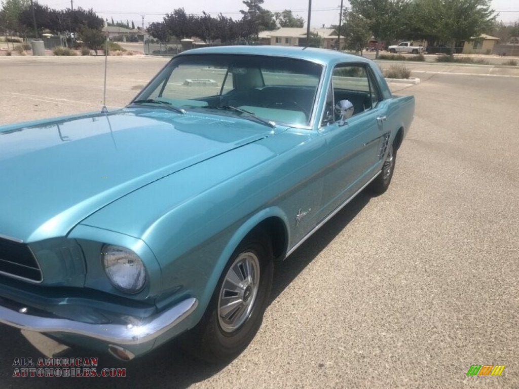 1966 Mustang Coupe - Tahoe Turquoise / Turquoise photo #1