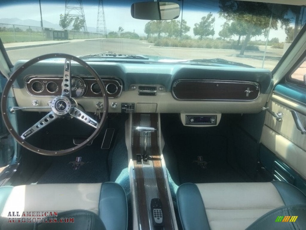 1966 Mustang Coupe - Tahoe Turquoise / Turquoise photo #3
