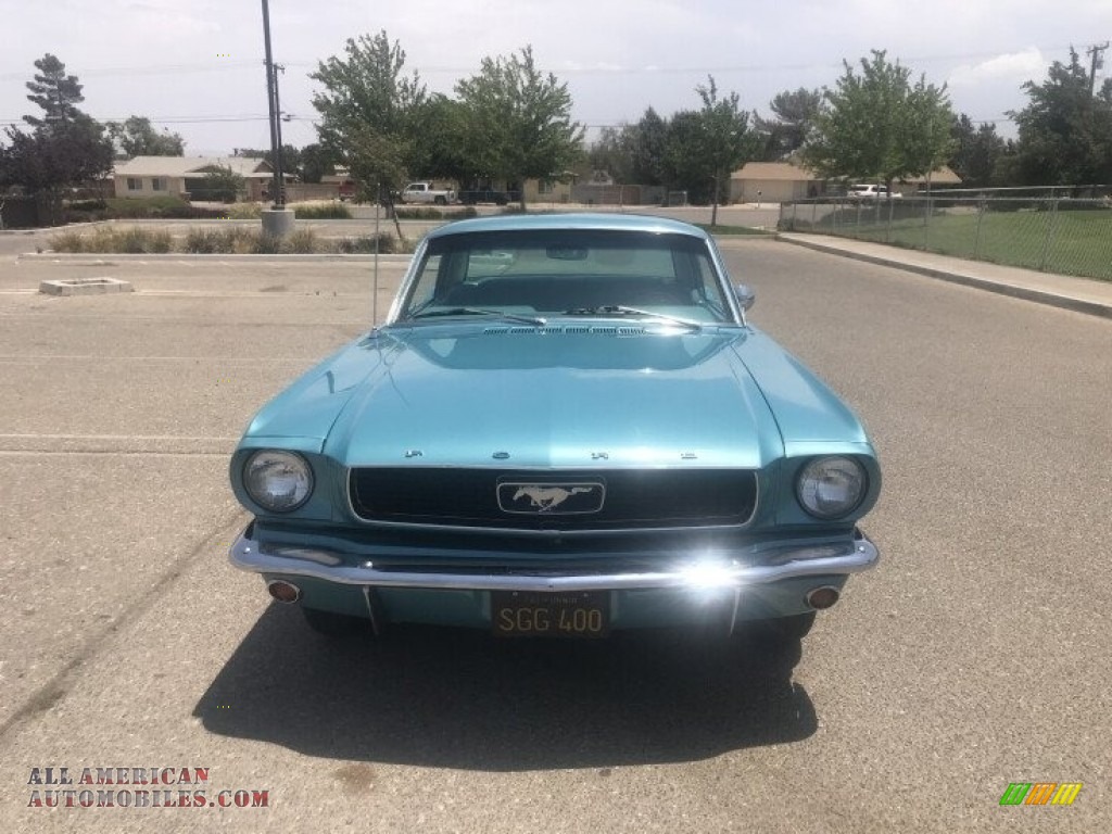 1966 Mustang Coupe - Tahoe Turquoise / Turquoise photo #6