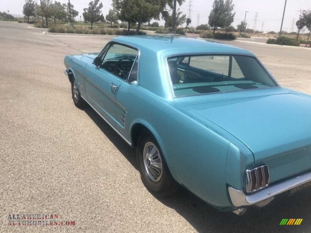 1966 Mustang Coupe - Tahoe Turquoise / Turquoise photo #9